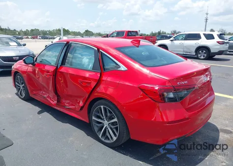 2023 Honda Civic Touring z USA, uszkodzony, nr VIN 2HGFE1F94PH323451